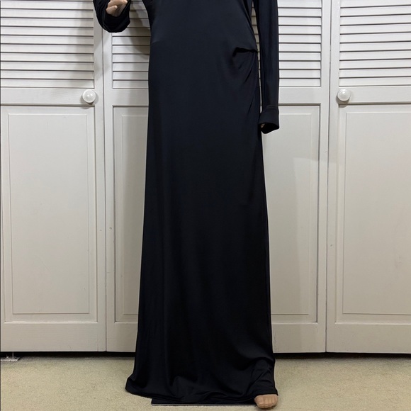 TOVE Iana V-neck Maxi Jersey Ruched Maxi Dress Size 10 - Picture 6 of 16